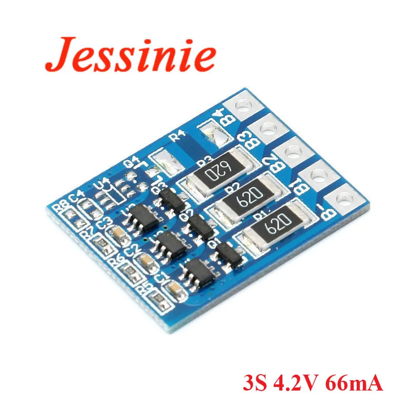 Moduł ładowania i zabezpieczania baterii litowych 18650 z funkcją balansowania BMS 3S 4S 5S 6S 7S 8S, płytka PCB do ładowania i equalizacji baterii Li-ion Lipo — zdjęcie produktu 6
