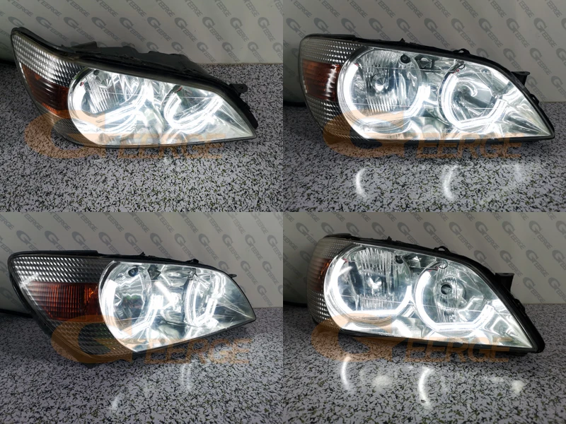 For Lexus IS200 IS300 IS 200 300 Toyota Altezza Ultra Bright DTM M4 Style Led Angel Eyes Halo Rings Car Accessories Day Light