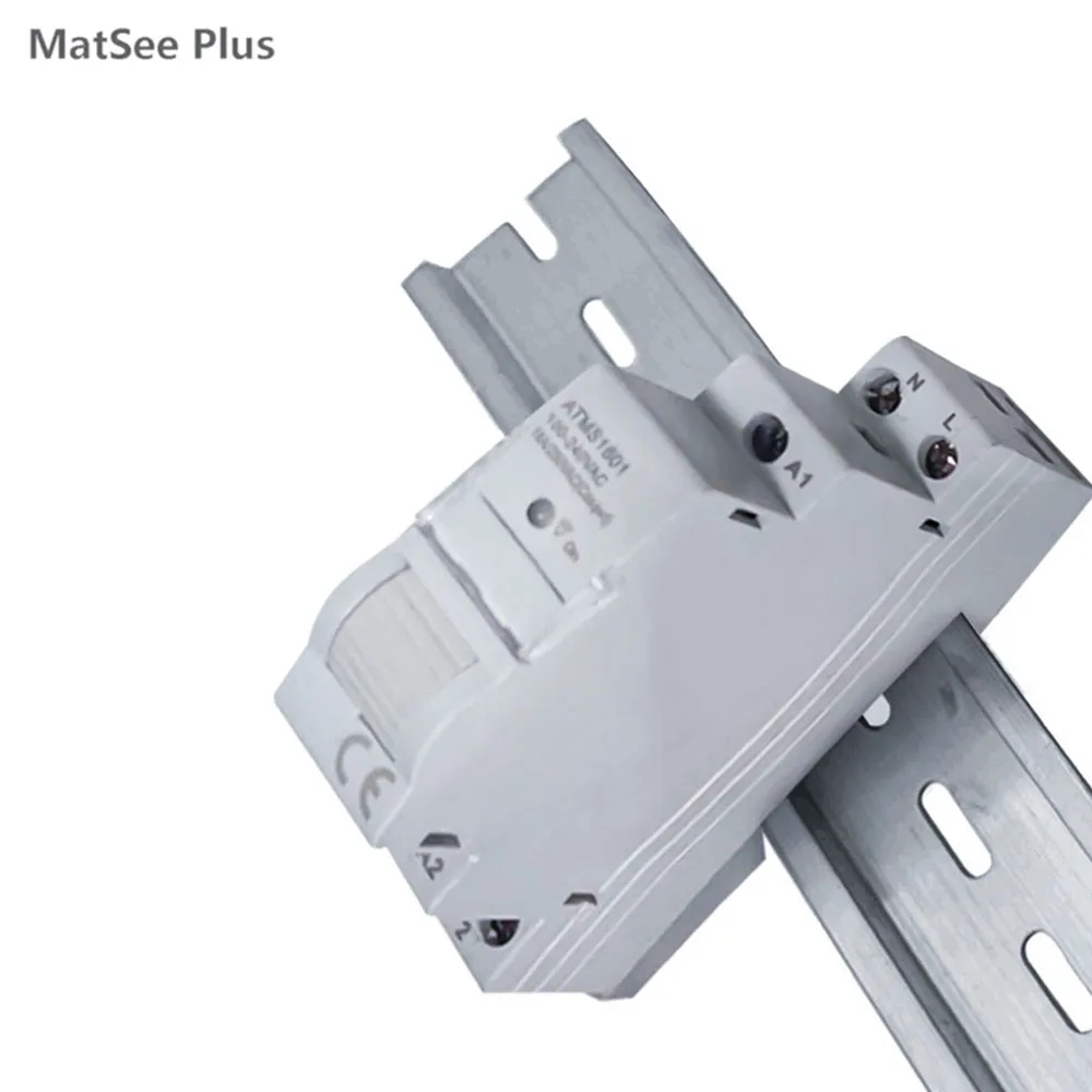 Tuya Smart Life WiFi Trilho Din 1P Interruptor Disjuntor de Pólo Único 16A Contato Seco Timer Relé App Controle Remoto Funciona com Alexa Google Home