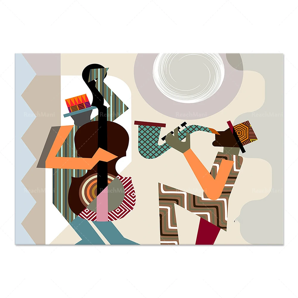 Music poster, nightingale bird abstract music art, vinyl record, cassette player, jazz music festival retro printing, antique mo