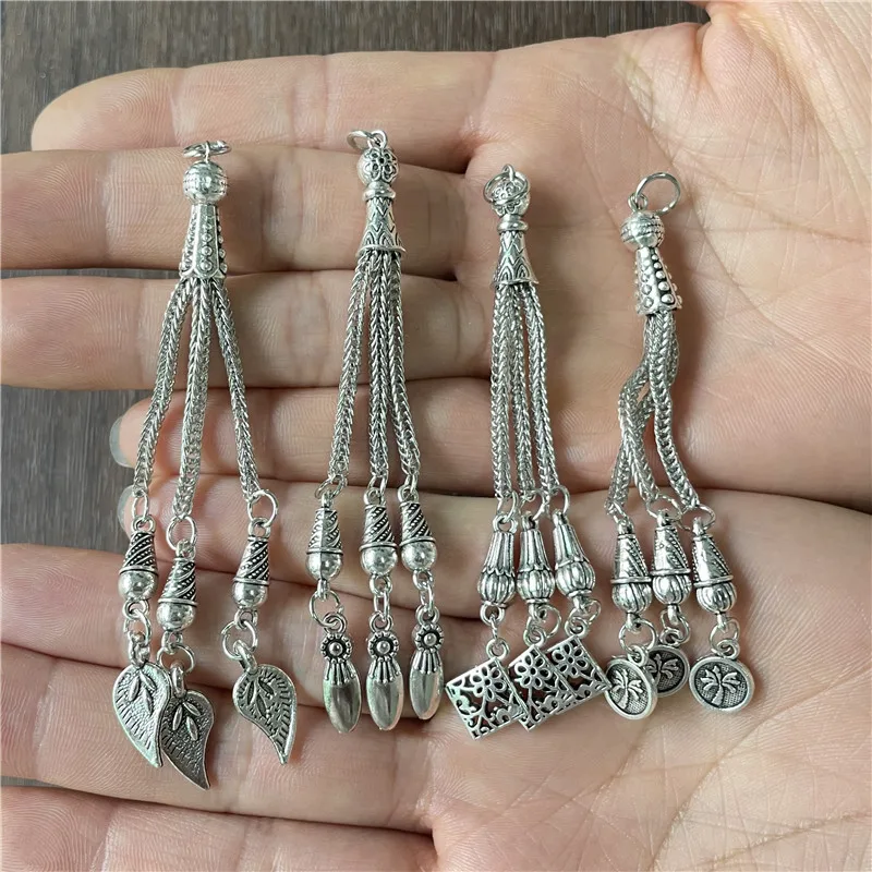 

JunKang 3pcs many kinds of leaves, coconut tree rosary pendant, DIY handmade Muslim Islamic fashion parts, wholesale jewelry