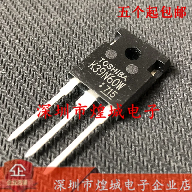 10PCS/Lot   K39N60W TK39N60W  TO-247 600V 38.8A 5