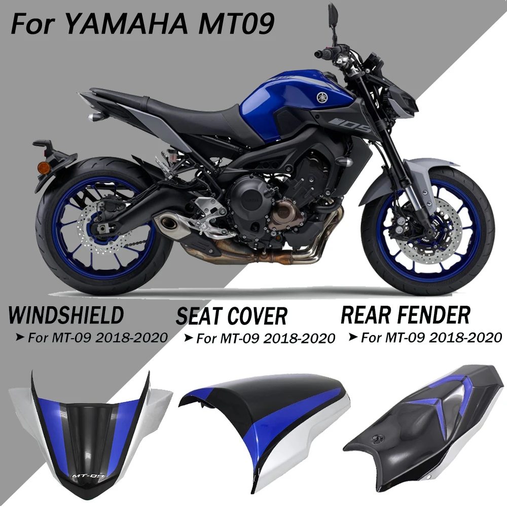 

Motorcycle Fender Rear Hugger/Windshield Deflector/Rear Seat Cover Fairing Accessories For Yamaha MT09 MT 09 SP 2018 2019 2020