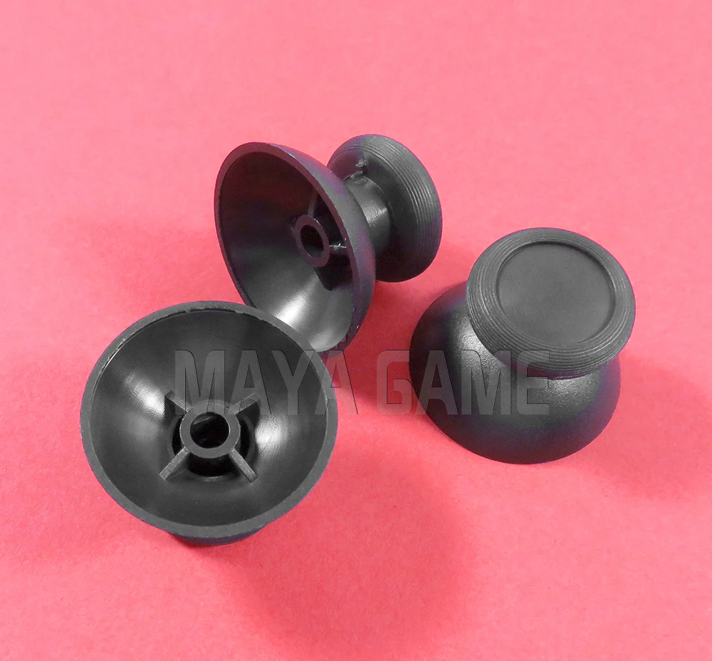 닌텐도 NS 스위치 프로 조이스톡용 정품 OEM 조이스틱 캡 컨트롤러, 3D 아날로그 커버, 블랙, 2 개