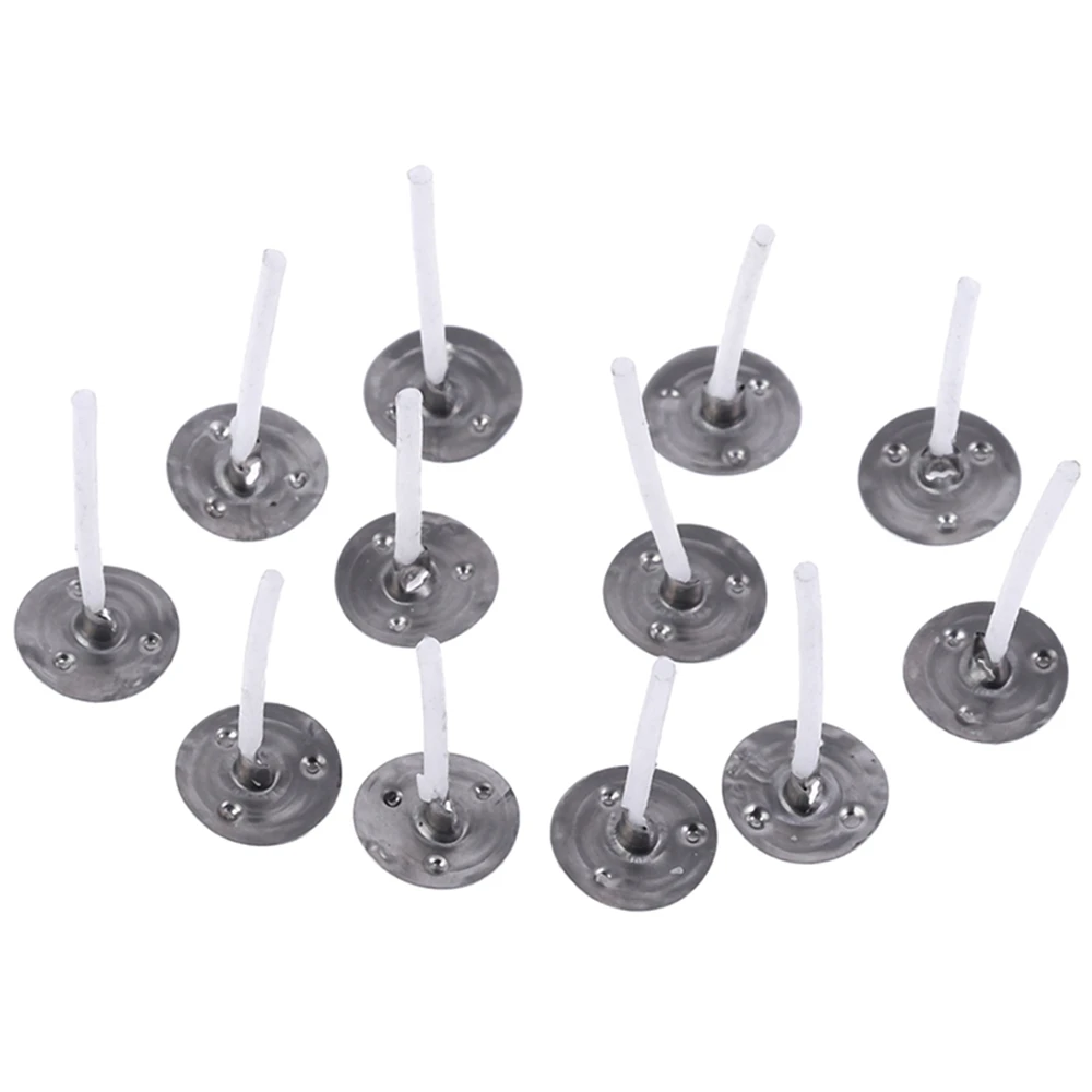 Smokeless 100Pcs Candle Making Birthday Tabs Core Candle Sustainer Candles Wick Home Decor Party Supplies