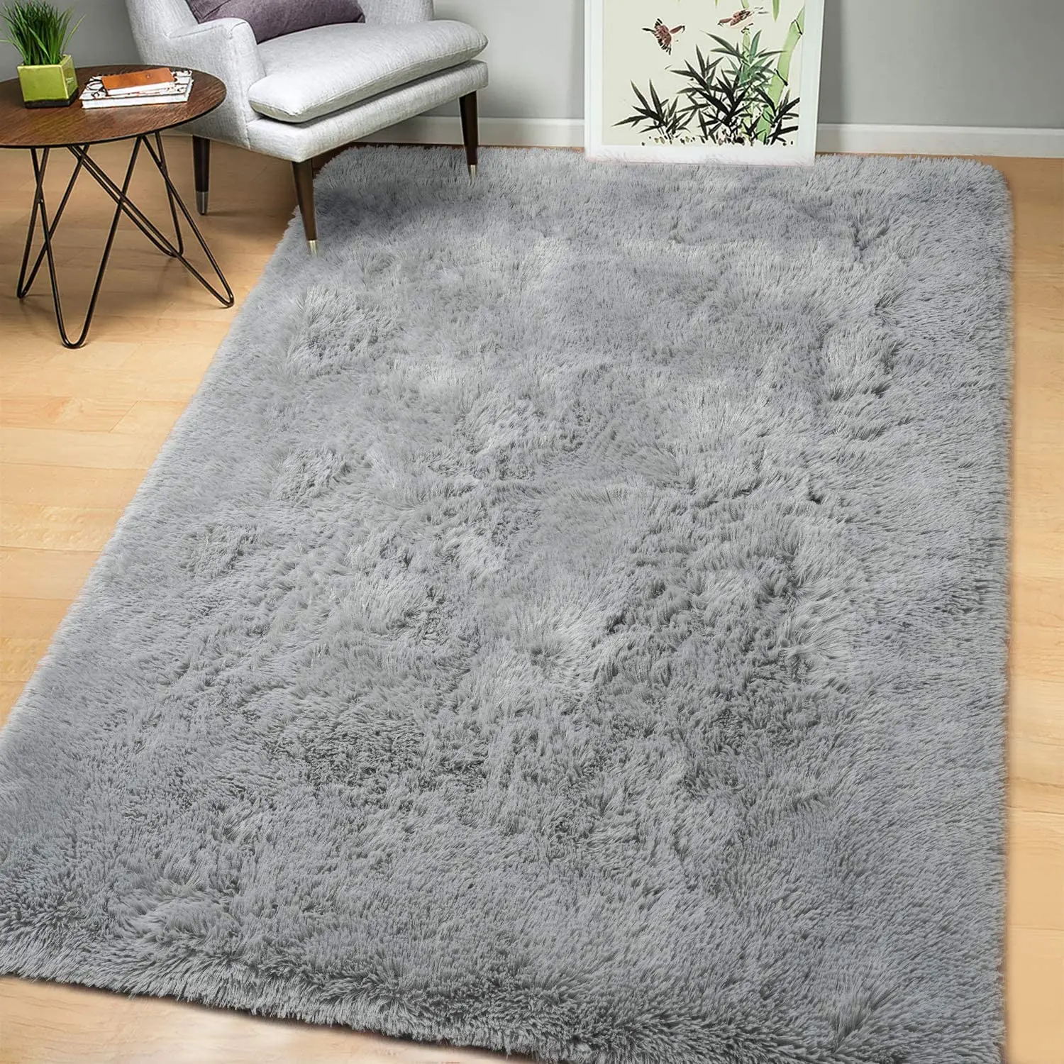 

Soft Fluffy Carpet Modern Shag Area Rug Bedroom Living Room Carpet Cute and Comfy Nursery Carpet Luxury Velvet Plush Carpet