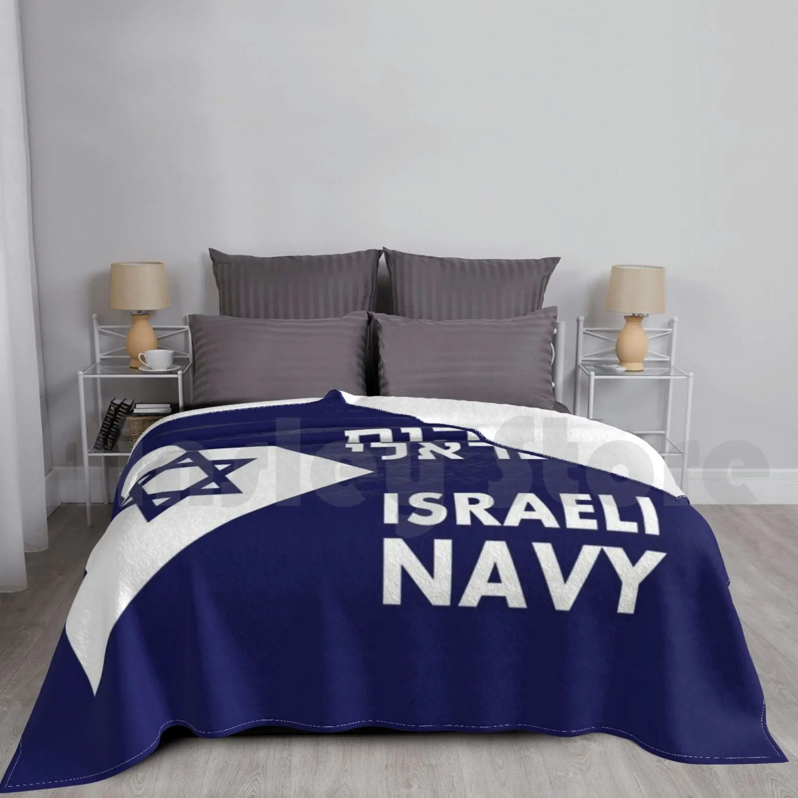 Blanket ? ? ? ? ? ? ? ? ? ? ? ? ?-Israeli Navy 748 Israel Israel Hebrew Judaism Jewish Jew Yiddish