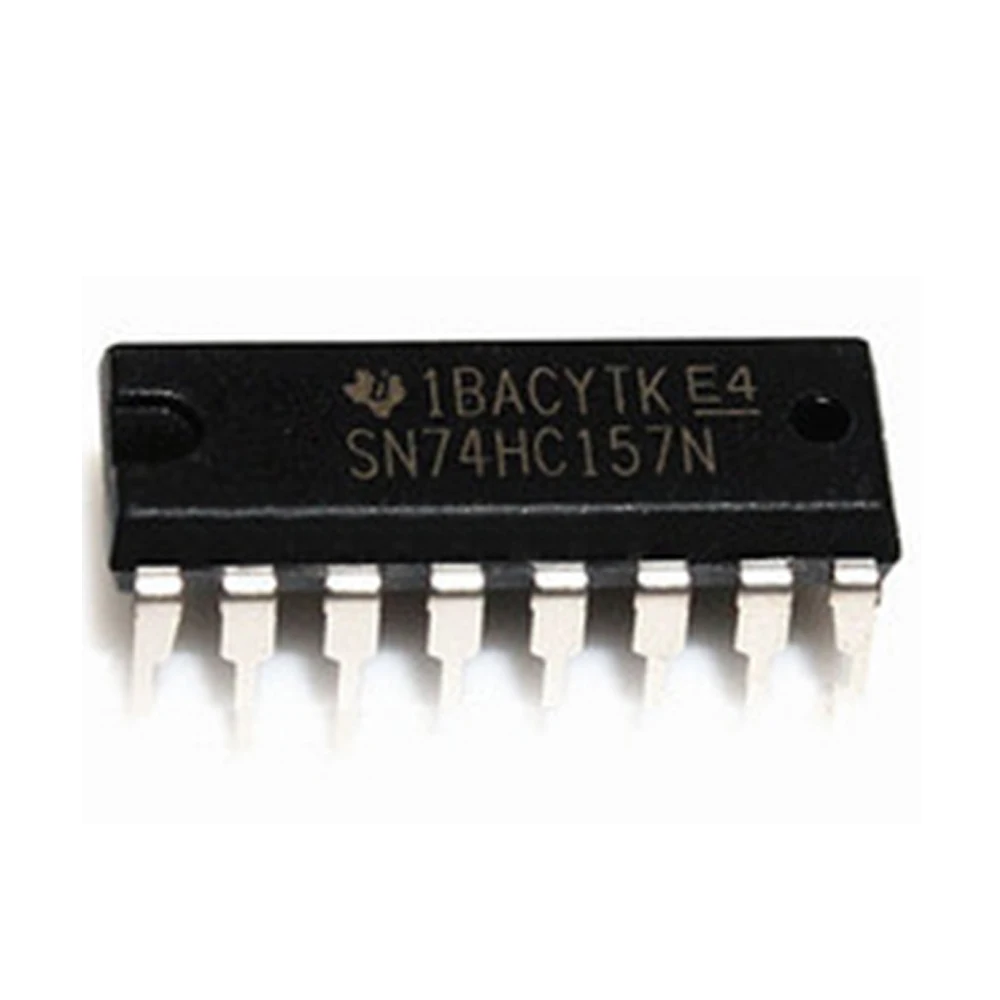 10PCS SN74HC157N DIP16 HD74HC157P SN74HC157 DIP 74HC157N 74HC157 QUADRUPLE 2-LINE TO 1-LINE DATA SELECTORS/MULTIPLEXERS ic