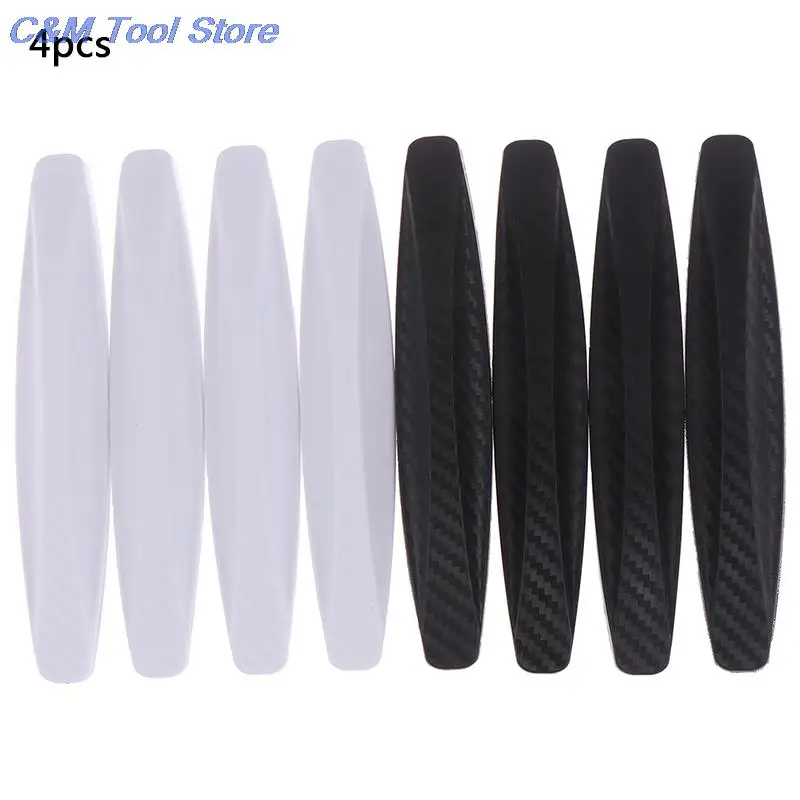 New 4PCS Black Car Door Protector Soft Auto Door Guard Edge Corner Bumper Guard Buffer Molding Protection Strip Car Styling