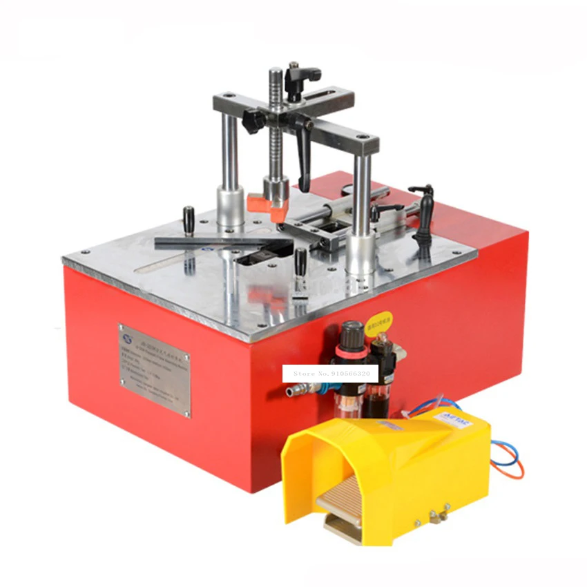 JS203K 5212 Bench-top Photo Picture Frame Joint machine ,underpinner for PS MDF Wood frame Seamless pneumatic nail angle machine