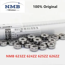 50pcs NMB Minebea High Speed Bearing 623ZZ 3x10x4 R-1030ZZ 624ZZ 4x13x5 R-1340HH 625ZZ 5x16x5 R-1650HH 626ZZ 6x19x6 mm R-1960ZZ