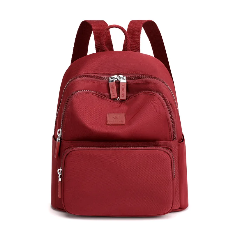 Mochilas de nylon impermeáveis para adolescentes, Mini mochila de viagem para mulheres, Sacos escolares pequenos para meninas, moda feminina