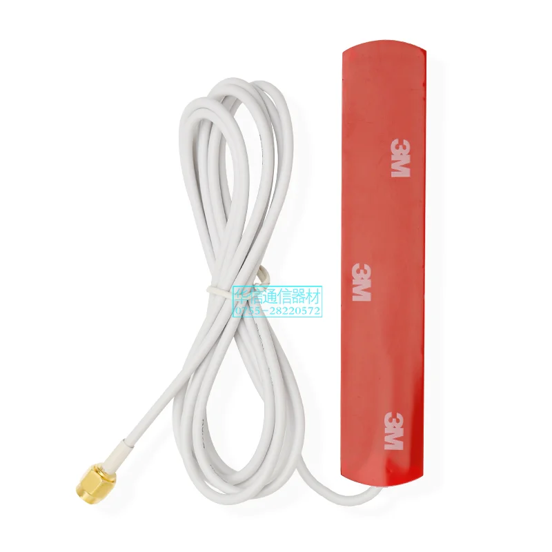2 piece 2.4G patch antenna wireless wife module omnidirection high gain 5DBi SMA male connector Vehicle-mounted antenan 3m cable