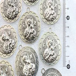 Charm Pendant Jewelry of Our Lady of Santa Ana, Religious Santa Maria Anaya Pendant Keychain, Prayer Gifts of Saint Raphael