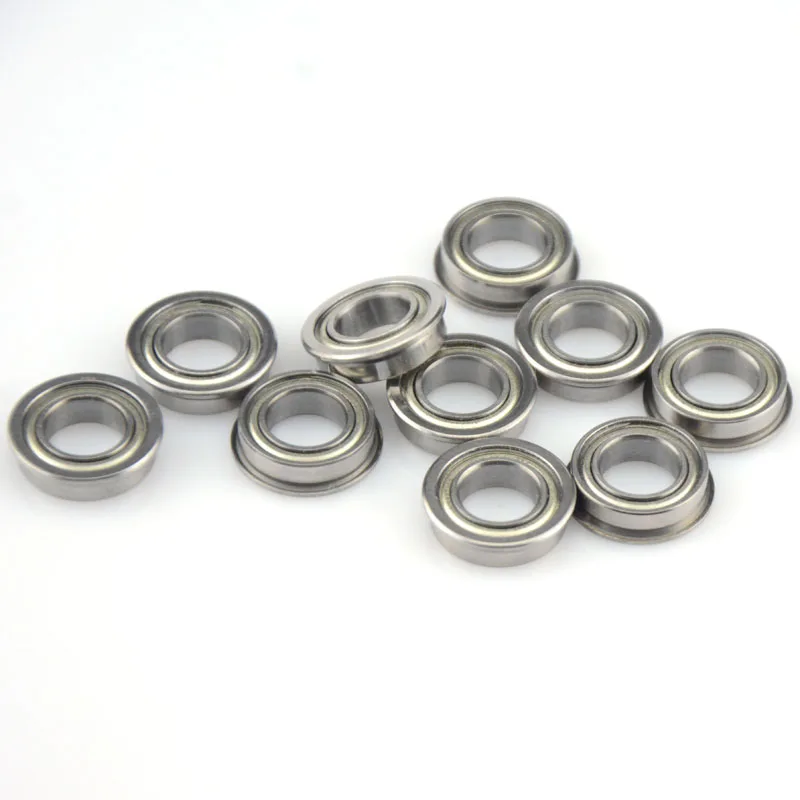 100pcs miniature flanged bearing  MF95ZZ 5*9*3 mm LF-950ZZ flange ball bearings MF95 MF95Z 5x9x3 mm