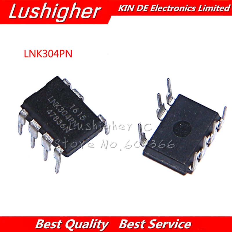 

10 шт., LNK304 DIP LNK304PN DIP-8 IC, новый оригинальный