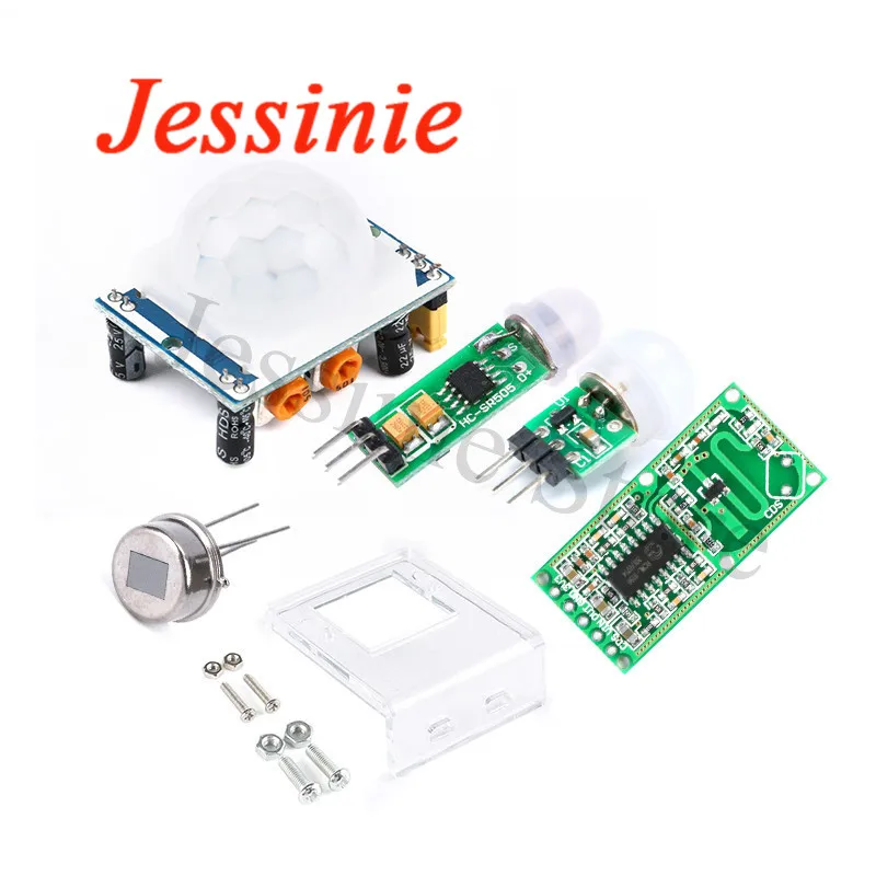 Módulo Sensor de Movimiento PIR Mini Infrarrojo Piroeléctrico Ajustable HC-SR501 HC-SR505 AM312 RE200B con Soporte para Arduino