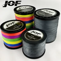 JOF-Hilo de pescar trenzado, 12 hebras, 1000M, 500M, 300M, multifilamento de PE, duradero, para Pesca de carpa