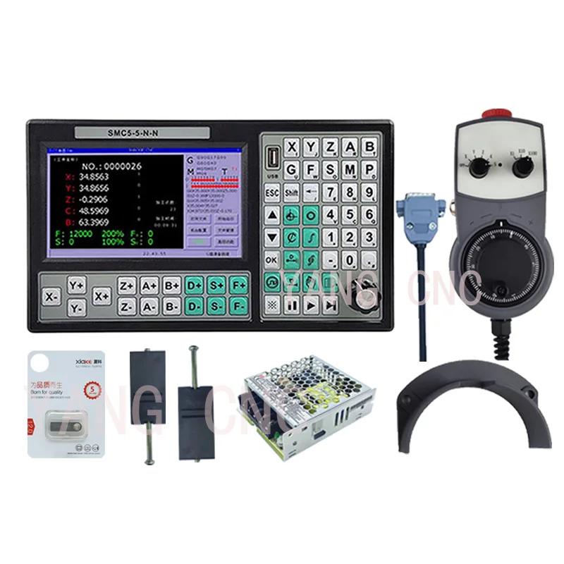 5-axis 500khz motion system kontroli mach3 USB w trybie offline sterownik cnc G kod 5-osi zatrzymanie awaryjne kierownicy 75w24vdc