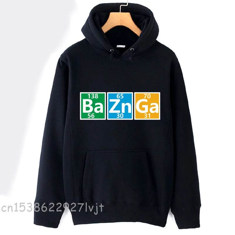 Cotton Printed Hoodie Flash Bazinga Girls Woman Hoodie Periodic Table Elements Science Atom Autumn Winter Sweatshirt Men