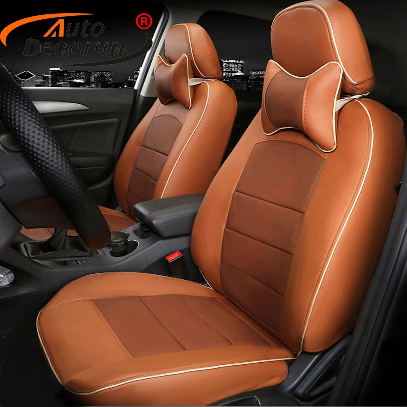 AutoDecorun personal tailor cover seats for Acura rdx 2010 seat covers accessories PU leather car seats cushion covers supports