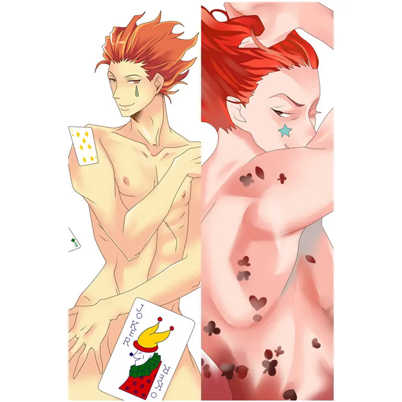 Japanese Anime Hunter x Hunter Hisoka Csai Male Hugging Body Pillow Cover Case Bedding Pillowcases covers Dakimakura Dropship