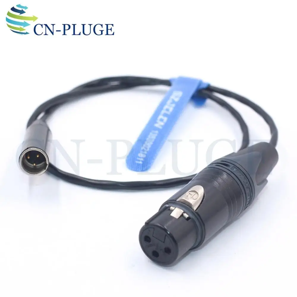 XLR-3Pin Female To TA3M MINI XLR 3-Pin Professional Mini XLR Audio Input Microphone To Canon EOS C70 Camera. Balanced Connection