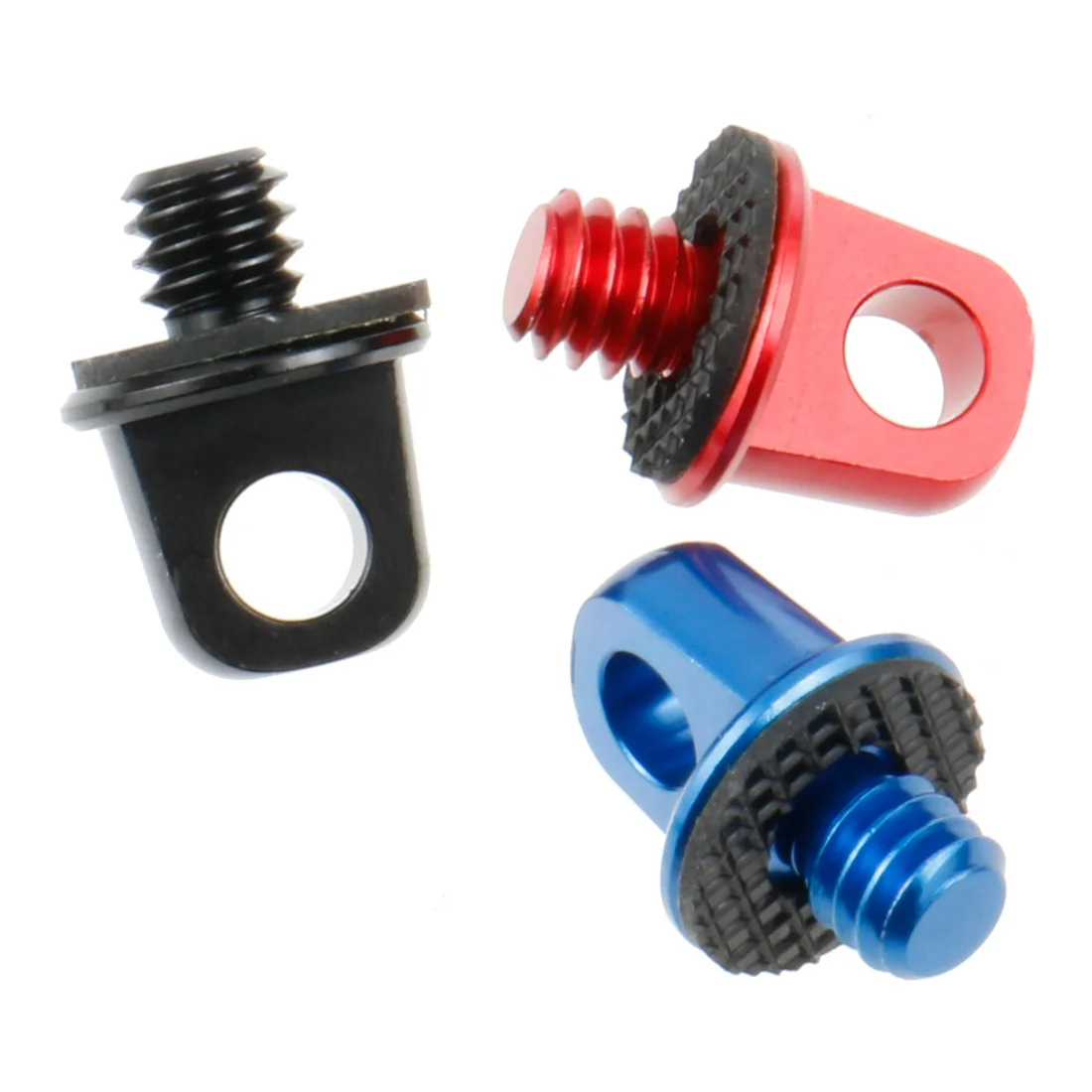 10x 1/4 "3/8" Zoll Schrauben 1/4-20 Griff Schraube Mutter Lanyard Schulter Strap Mount Adapter für DSLR kameras Foto Stativ Zubehör – Detail 6