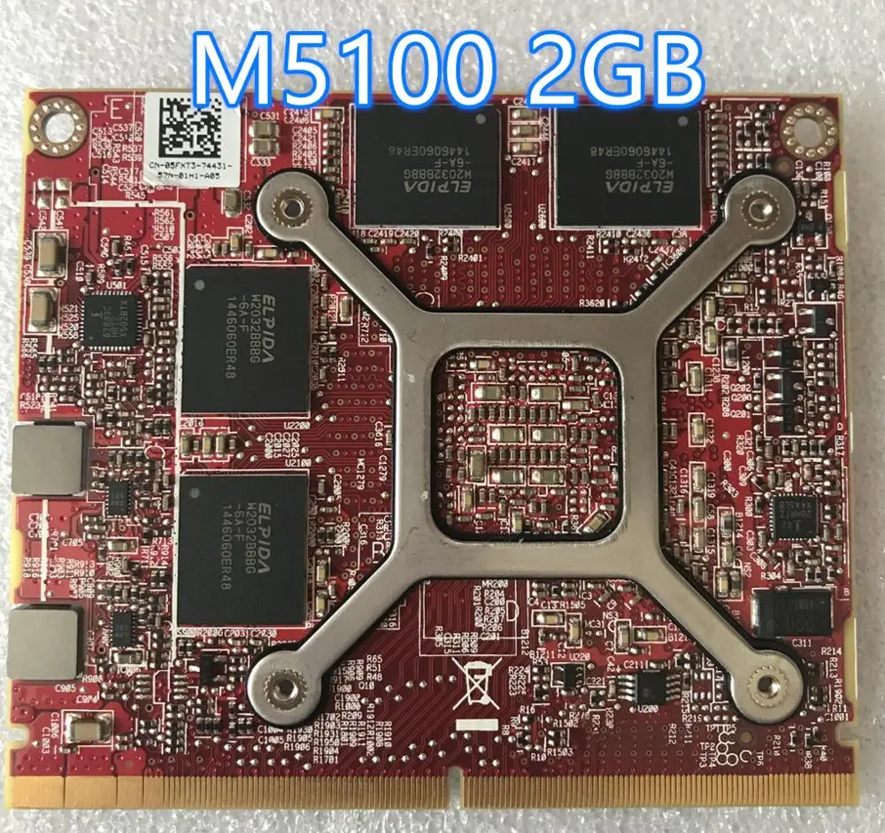 Firepro M5100 2GB Video Vga Graphic Card 216-0846000 VENUS MXM DDR5 for Dell Precision M4800 M4700 M4600