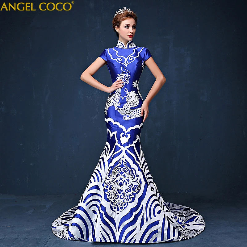 Robe De Soiree Formal Maternity Dresses Luxury Applique Satin Mermaid Evening Dress Abiti Da Cerimonia Robes Abendkleider Qipao