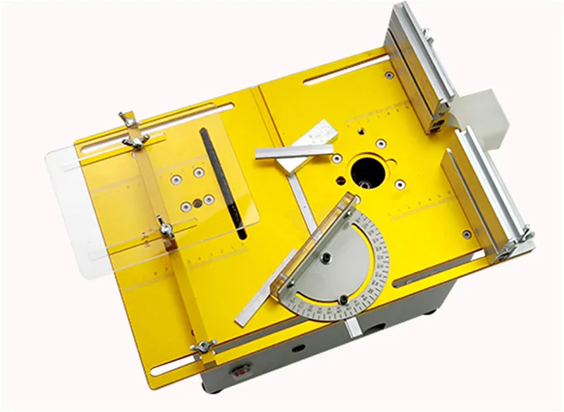 Mini Multifunction  Table Saw Handmade Woodworking Bench Lathe Electric Polisher Grinder DIY Model Cutting Saw 7000RPM B12 Chuck
