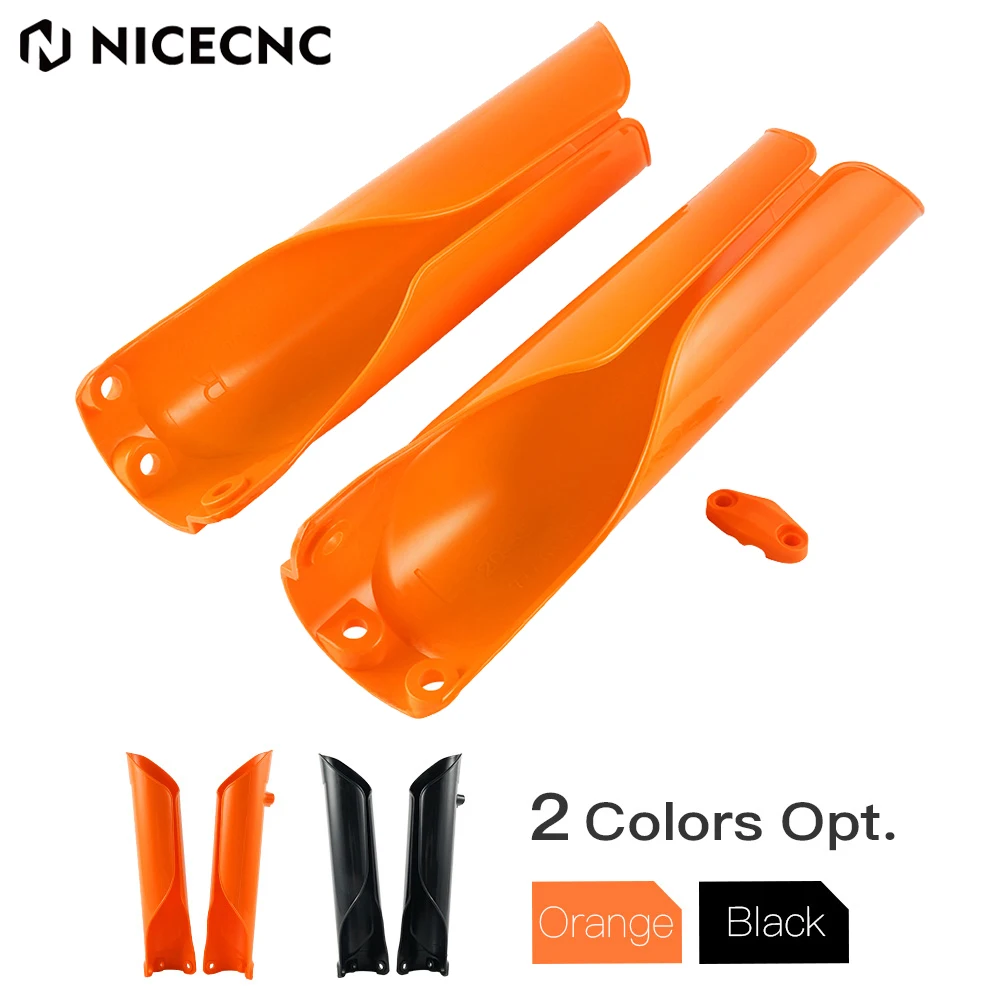 

NiceCNC Pair Motocross Lower Shock Absorber Protectors Fork Cover Guard For KTM 125-500 EXC EXCF XC XCF XCW SX SXF 2016-2022