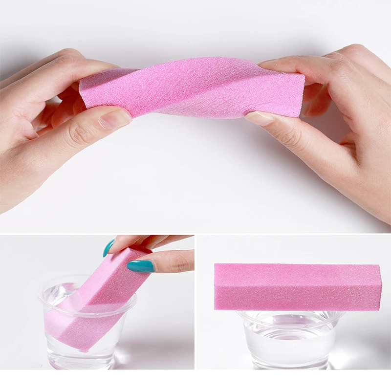 Nail Set Art Sand Files Buffer Sponge Block Brush Nail File Kit With Cuticle Nipper Professional Nail File UV Gel Polish Tools