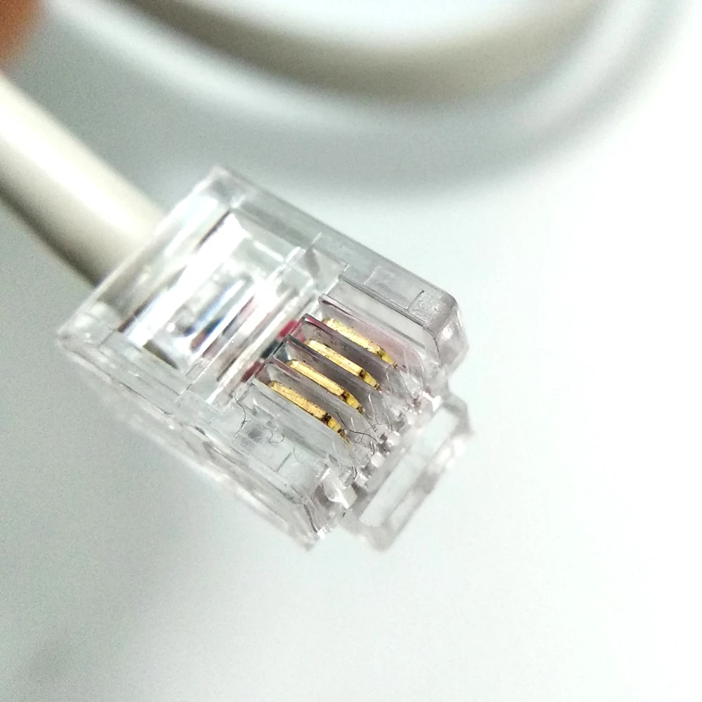 DB9 RS232 serial to RJ22 adapter cable tls2200 pc to printer cable TLS2200 PC - printer cable