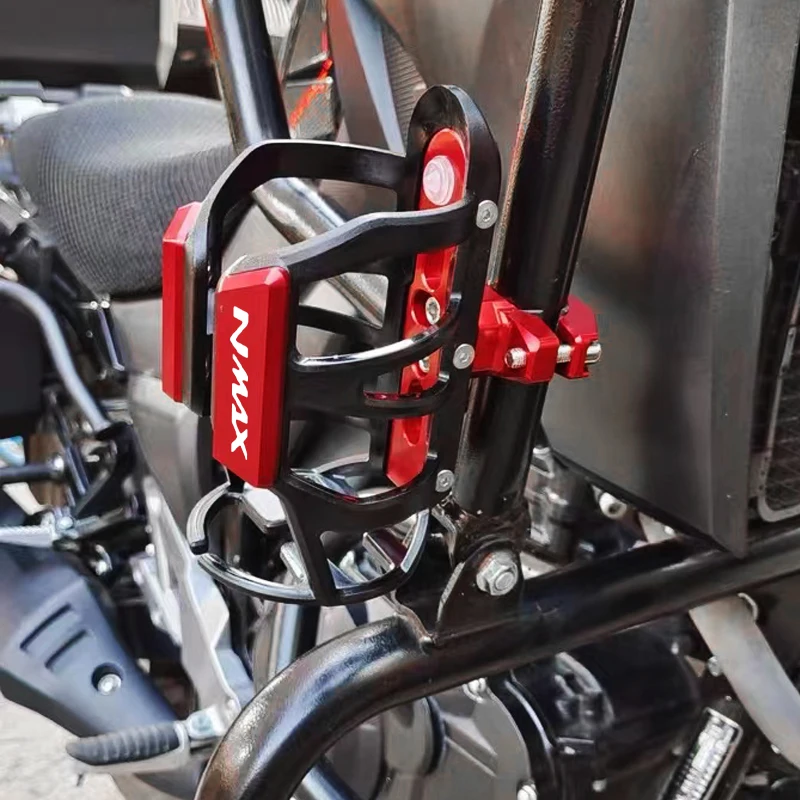 Für yamaha nmax125 nmax150 nmax155 nmax neue hochwertige motorrad cnc getränke wasser flasche käfig getränke becher halter