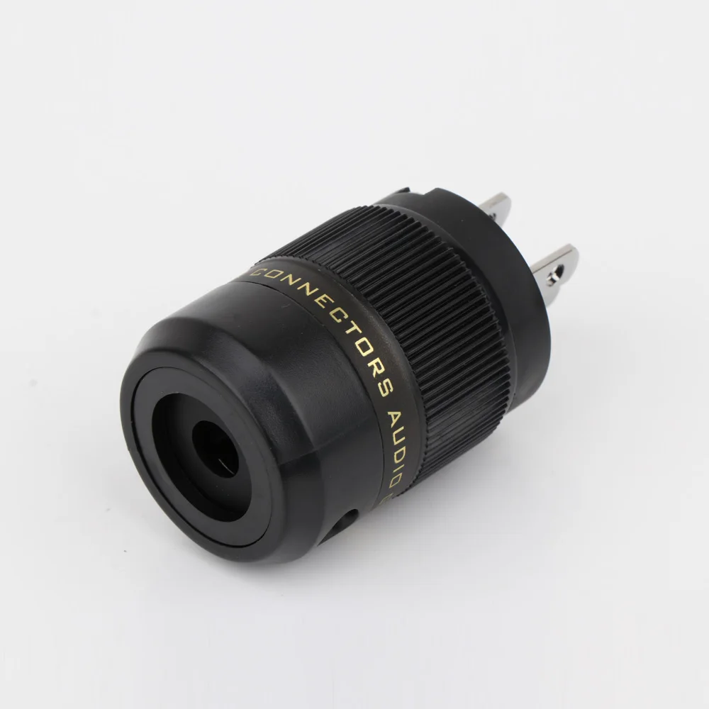 2 stück HIFI P-320/C-320 Kupfer UNS Version Schuko AC Power Stecker Ver IEC Stecker DIY – Detail 4