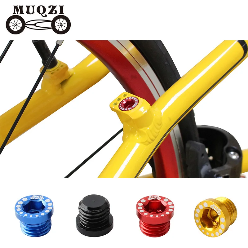 MUQZI Aluminum Bicycle Screw Bolt For V Brake Hole V Brake Boss Cantilever Brakes Post Mount Screws M10*1.25 MTB Fixed gear Road