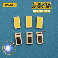 TKDMR 30pcs retroilluminazione a LED 0.5W 3V 4020 48LM retroilluminazione LCD bianca fredda per applicazione TV TV 4020C-W3C4