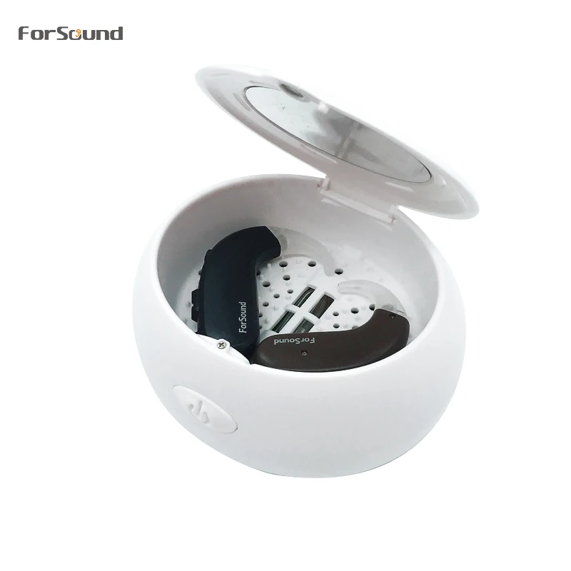 Electric USB UV Drying Box Headphone Dehumidifier Moisture Proof Hearing Aid UV Dryer Case