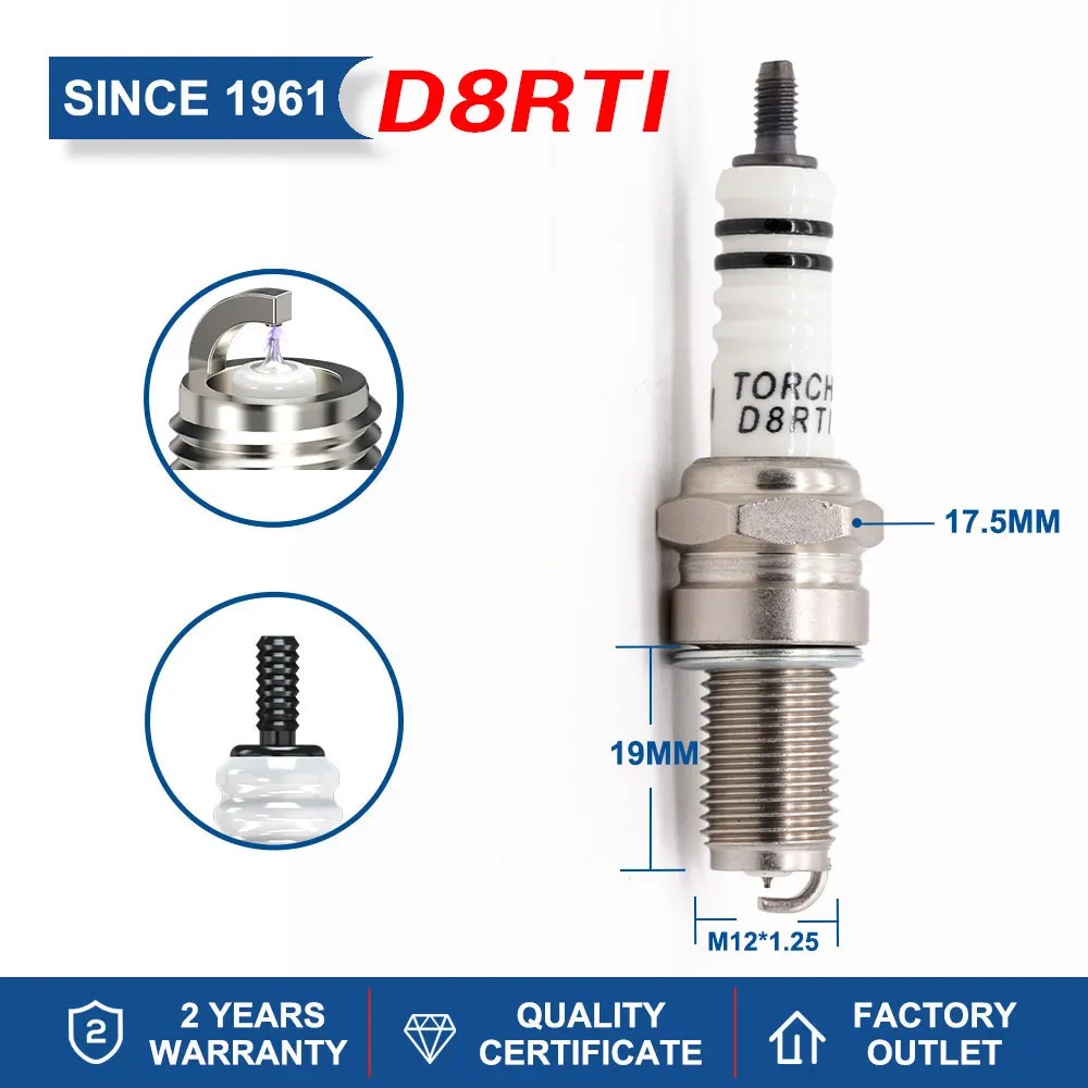 Original TORCH Candle Spark Plug Iridium platinum KH5RTI-11 D8RTI K5RTI-11 Q6RTIP-13 DK7RTI KH6RTI-11 LD6RAIP QH5RTIP-13 UH7RTIP