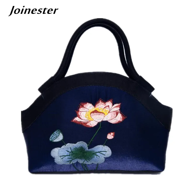 

Women Ethnic Embroidery Cotton Handbags Chinese Style Versatile Shoulder Bag for Ladies Vintage Messenger Bags Party Tote