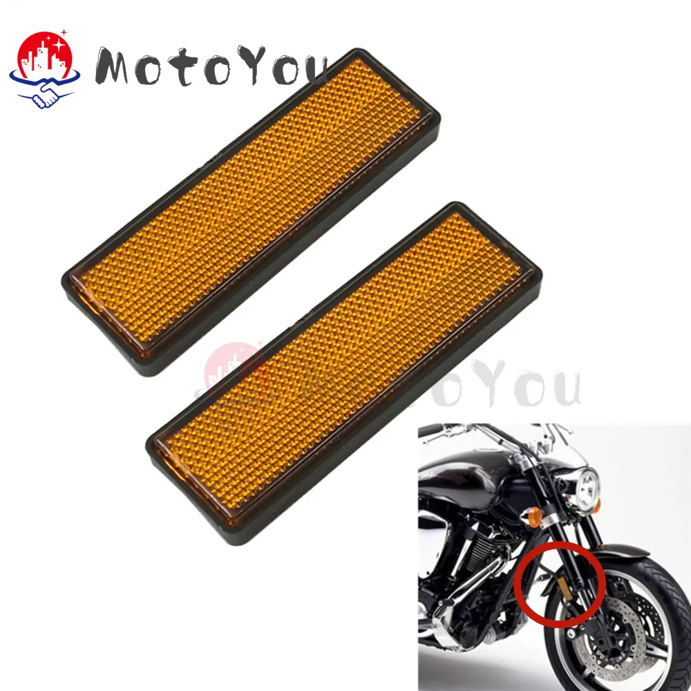 Front Fork Leg Reflector Reflective Sticker For Ducati 600 696 795 821 796ABS 1200S Motorcycle Truck Trailer Bus Car Accessories