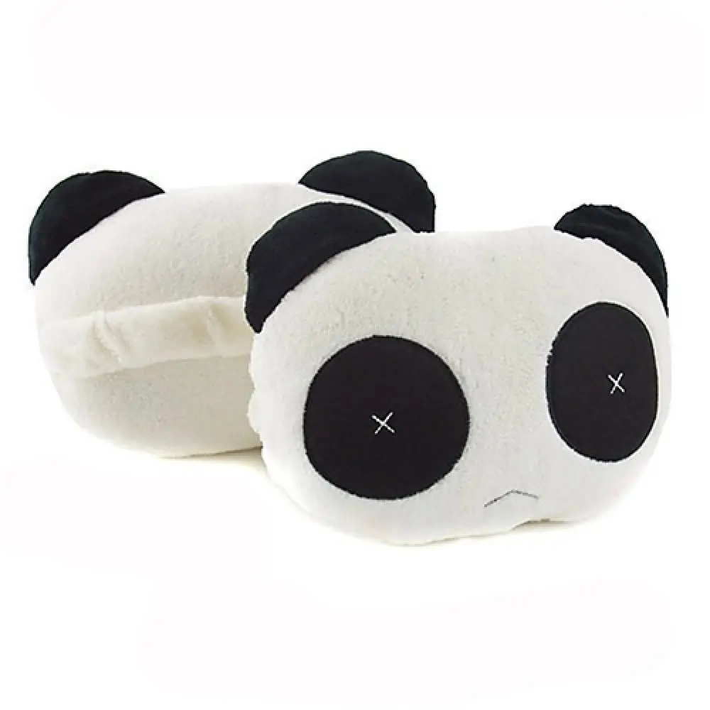 1pc Lovely Creative Panda Auto Car Neck Headrest Pillow Rest Cushion Headrest Pillow Mat for Children Adults Car Accessories