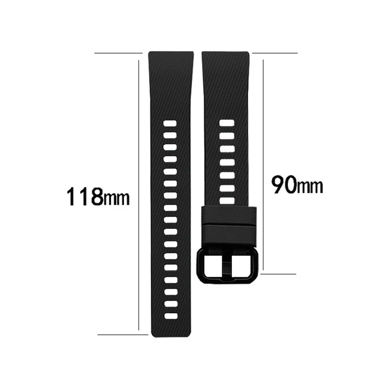 For Huawei Band 4 Pro Strap Soft Silicone Bracelet Watchband Sport Replacement Wrist Strap For Huawei 3/3 Pro Watch Accessories