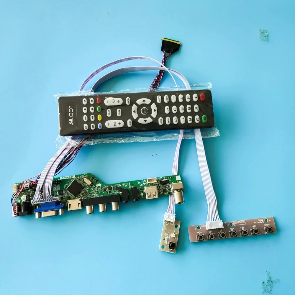 

For LTN156AT19-001/W01/801 40pin LVDS USB Audio Screen remote 1366x768 HDMI-compatible Controller board VGA LED LCD V AV 15.6"