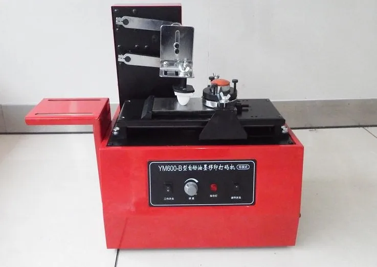 YM-600B desktop electric pad printing machine product date small trademark printing