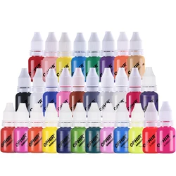 OPHIR Nail Polish Airbrush Painting Art Airbrush Paint Ink for Nail Art Water Based Ink Airbrush Nail Art Ink 19/30 Colors TA098