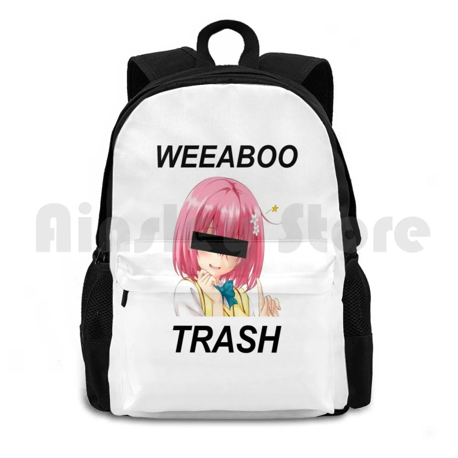 

Weeaboo Trash Outdoor Hiking Backpack Riding Climbing Sports Bag Anime Ecchi Japan Japanese Weeaboo Weeaboos Weeaboo Anime