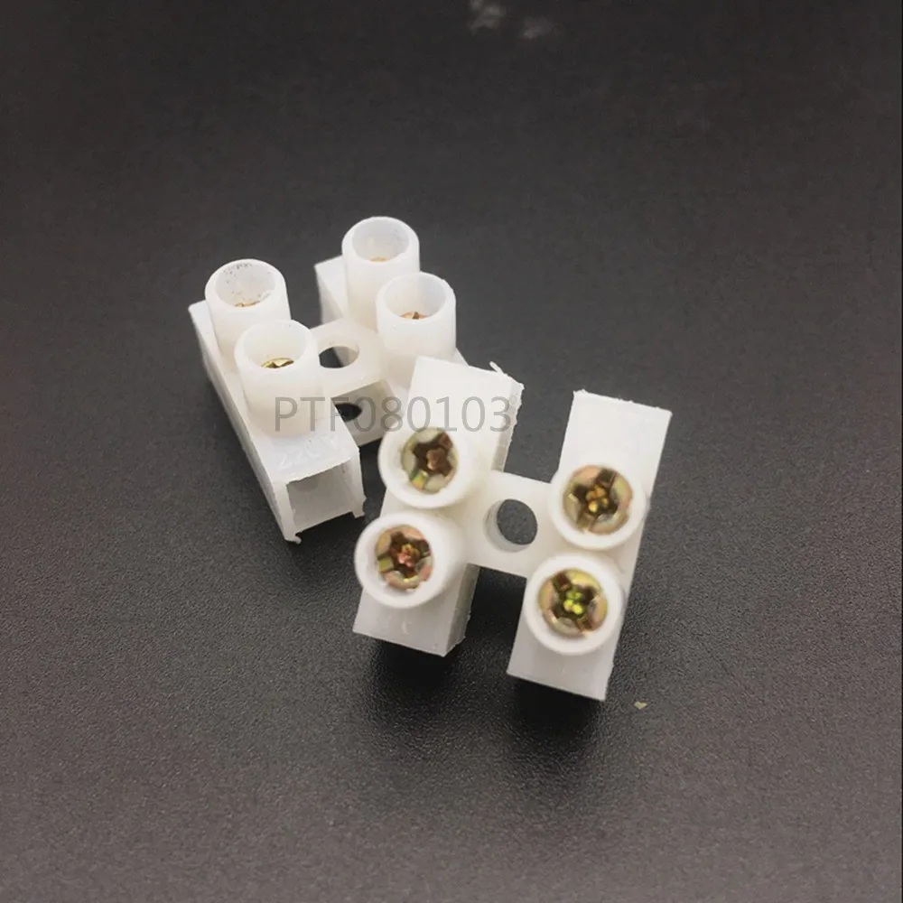 

100pcs/Batch 10A-2P Bit 250V High Voltage Zinc Alloy Linker Push Transparent White Terminal of Fast Wire and Cable Connector