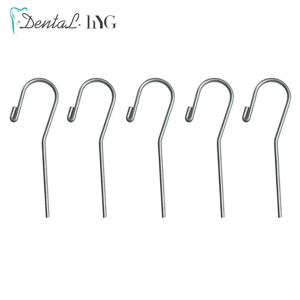 5pcs/lot Dental Lip Hook For Apex Locator Endo Treatment Measuring Tools Root Canal Instrument Lip Mouth Hook Dentist